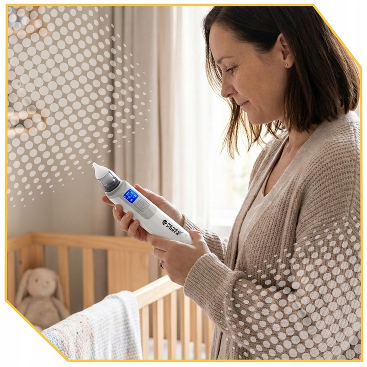 ASPIRATOR DO NOSA uszu elektryczny odkurzacz ODCIĄGACZ KATARU regulacja moc EAN (GTIN) 5907184390383